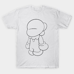 just my friend the plumber ecopop line art T-Shirt